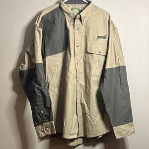 Vintage Cabelas Busch Beer Two-Tone Jacket XL